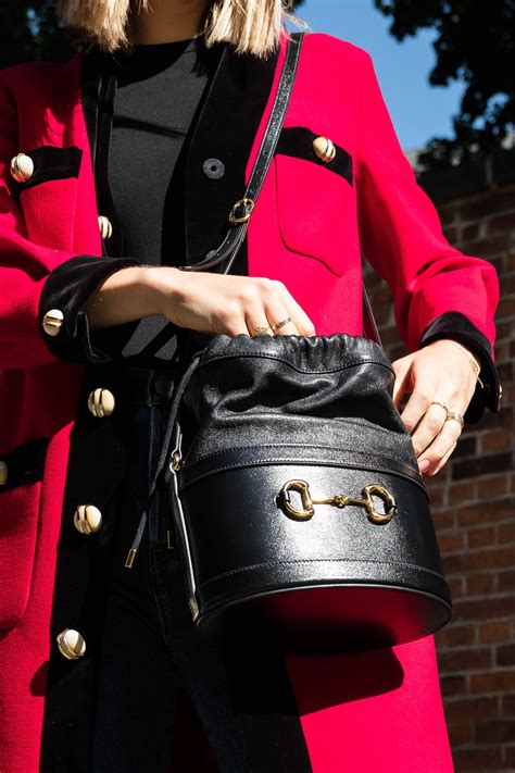 gucci horsebit 1955 bucket bag